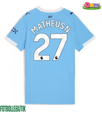 Manchester City Matheus Nunes #27 Hemmatröja Kvinnor 2025-26 Kortärmad